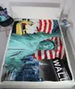 Fototisková fleecová deka 150x200 cm s motivem Socha Svobody