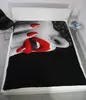 Fototisková fleecová deka 150x200 cm s motivem červených rtů