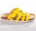 Korkové pantofle | Velikost: 36 | Žlutá