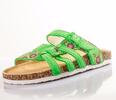 Korkové pantofle | Velikost: 36 | Zelená