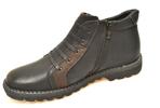 Pánské kotníkové boty na zip | Velikost: 40 | Černá