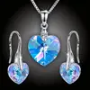 Set šperků Srdce Swarovski® Light Sapphire
