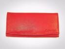 Stylová dámská kožená peněženka - model A červená