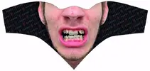 Obličejový šátek Bugaboos Braces | Velikost: S/M