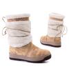 Zimní obuv s protiskluzovou podrážkou přírodní barvy | Velikost: 37 | Béžová