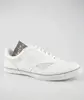 Bílé kožené joggingové boty NS- AW09-23 White jogger leather | Velikost: 42 | Bílá