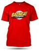 Pánské tričko s logem Bazinga | Velikost: S | Červená
