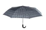 Deštník Benzi šedý kostkovaný