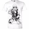 Pánské tričko Star Wars - Trooper Sketch | Velikost: S | Bílá
