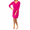 Pohodlná noční košilka Tommy Hilfiger Fuchsia | Velikost: XS