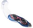 Dioptrické plavecké brýle -4,0 dioptrie | Černo-vínová
