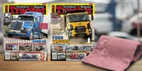 Trucker + ručník Kongo (barva fialová)