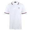 Fred Perry Polo Tričko white (red/navy) | Velikost: S