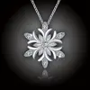 Krásný náhrdelník Crystal Snowflake