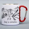 300 ml Turistický nerezový termohrnček "Čaj s umom" | Biela