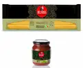 BIO Drcená rajčata s bazalkou 350 g & BIO Špagety 500 g