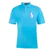 Ralph Lauren Polo Tričko Custom-Fit Casino Blue Big Pony Pink | Velikost: S