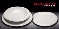 Sada tří porcelánových talířů Casa Bugatti