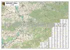 Nástěnná mapa - Zlínský kraj