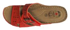 Červené pantofle model 4 - 2102 | Velikost: 36 | Červená