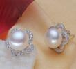 Náušnice s perlou malé (bílé perly)