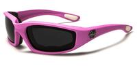 Motorkářské dámské růžové sluneční brýle Choppers CH12Pa