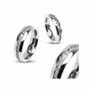 Ocelový prsten s čirými zirkony | Velikost: 50