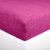 Froté prostěradlo | Velikost: 220 x 200 cm | Tmavě růžová
