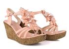 Růžové páskované sandálky MD7095-3PI | Velikost: 36 | Růžová