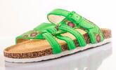 Korkové pantofle zelené model 2-1581 | Velikost: 36 | Zelená