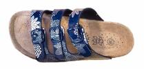 Korkové pantofle modré lesk 1902 | Velikost: 36 | Modrá