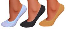 Ponožky do balerínek - 12 párů | Velikost: 35/38 | Mix