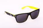 Černo-žluté brýle Kašmir Wayfarer - skla středně tmavé