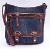 Dámské módní crossbody kabelky F117 | Modrá