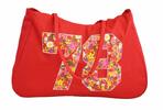 Velká plážová taška - "78" | Červená