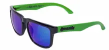 Sluneční brýle MEATFLY SUNRISE Q-Black/Green