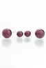 Náušnice zdobené křišťálovými kameny Swarovski® - Crystal blackberry pearl