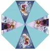 Dětský manuální deštník Frozen - modrý