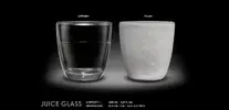 Sada 2 sklenic na džus 200 ml