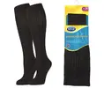 Compression Knee High dámské - 1 pár | Velikost: 35-38 | Černá Zig-Zag