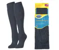 Compression Knee High dámské - 1 pár | Velikost: 35-38 | Modrá Floral
