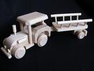 Dřevěný kreativní hračka - traktor