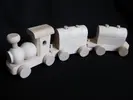 Dřevěná kreativní hračka - mašinka