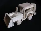 Dřevěná kreativní hračka - bagr