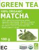 100 g zeleného čaje matcha v BIO kvalitě