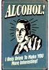 Plechová cedule ALCOHOL