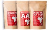 Africké kávové delikatesy - set 3x 50g | Velikost: zrnková