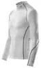 Skins Bio A200 Thermal Mens White L/S Mck Neck w zip - pánské triko | Velikost: S