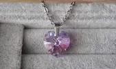 Náhrdelník Xilion Heart - Violet AB