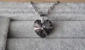 Náhrdelník Xilion Heart - Crystal Silver Night
